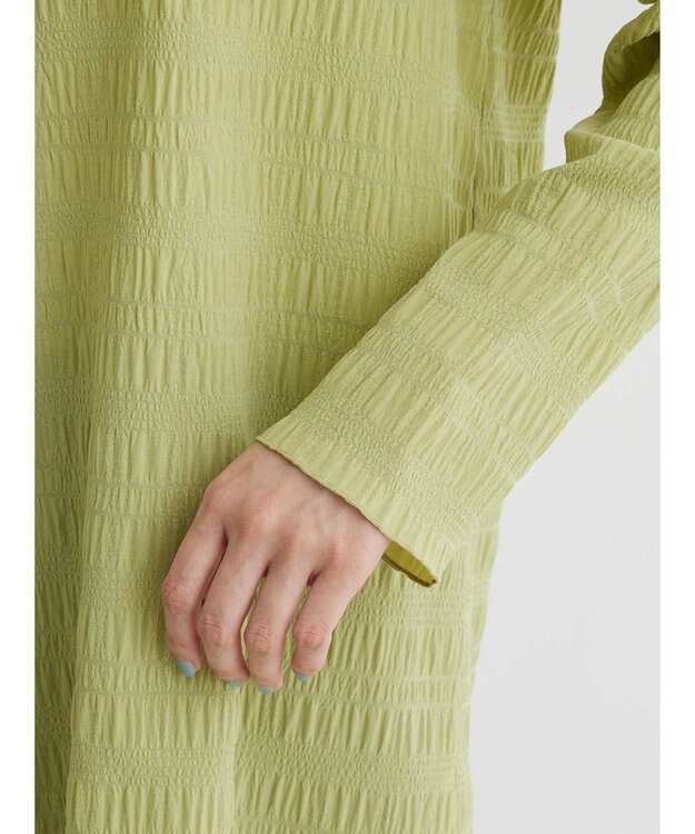 Green Parks ワッシャーデザインブラウス Green