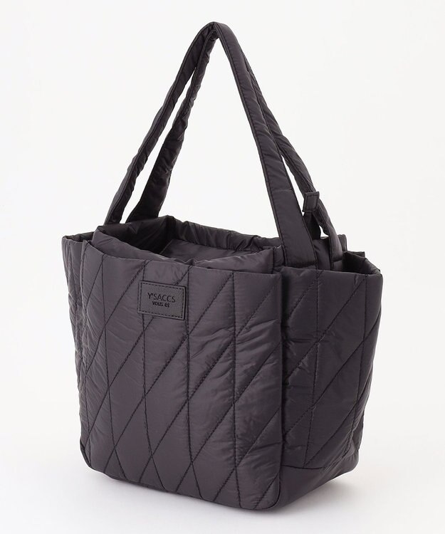 Y'SACCS 【Y’SACCS vous et】キルティングボックストート　Mサイズ ブラック
