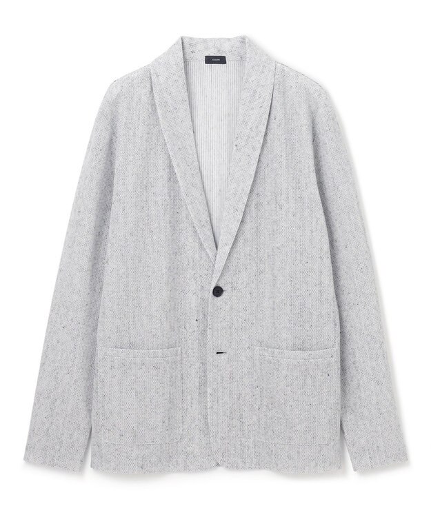 JOSEPH HOMME リネンドビージャージー　カットソージャケット ライトグレー系