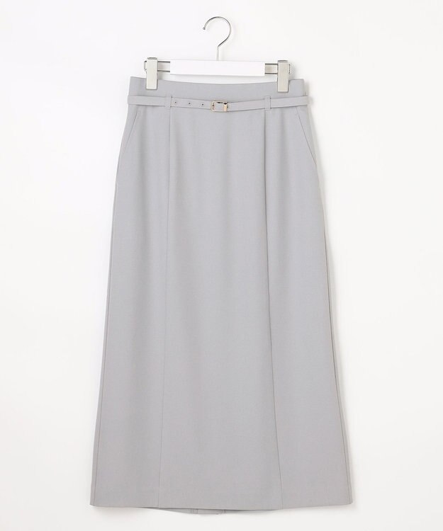 ANY SIS スマートビューティストレッチベルト スカート グレー
