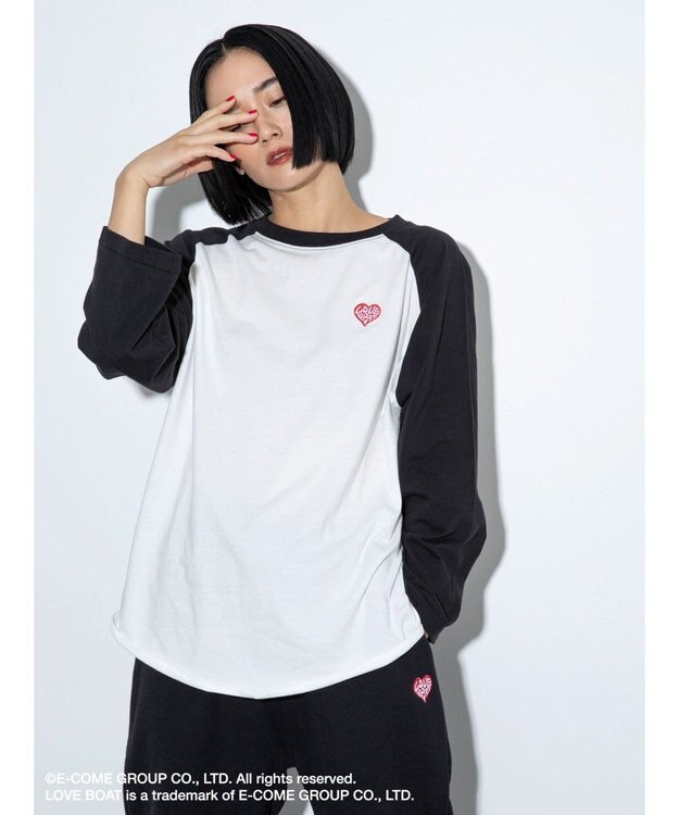 Green Parks ■別注　ＬＯＶＥ　ＢＯＡＴ　ラグランロンＴ Black