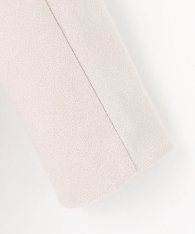 Feroux ペプラムファー ジャケット アイボリー系