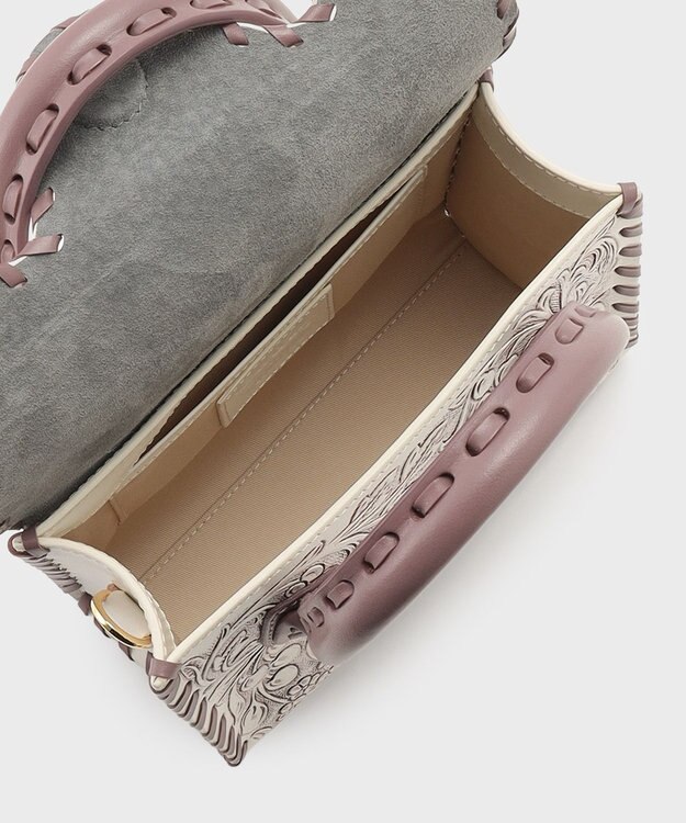 GRACE CONTINENTAL MiniRSHandbag-ls モーブピンク