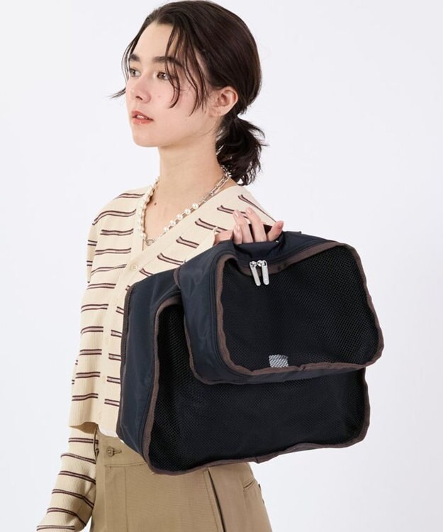 LeSportsac PACKING POUCH SET/ディープシー/ダークチョコレート ディープシー/ダークチョコレート