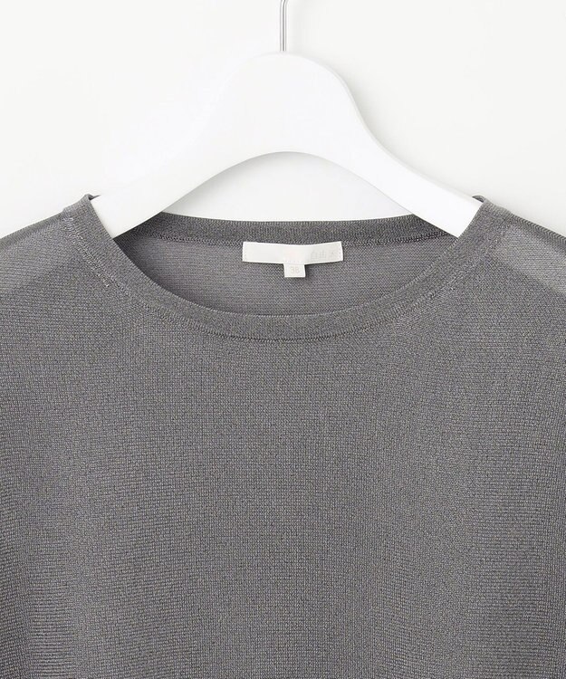 自由区 【洗える】シャイニールレックス ニット チャコール