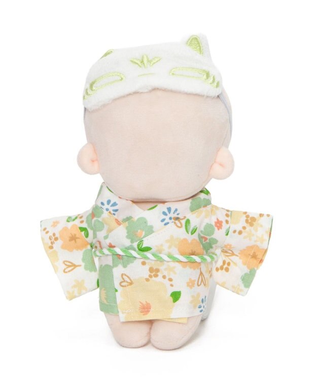 WEGO 【痛バ＆推し活グッズ】ぬいお面付き浴衣セット15cm グリーン