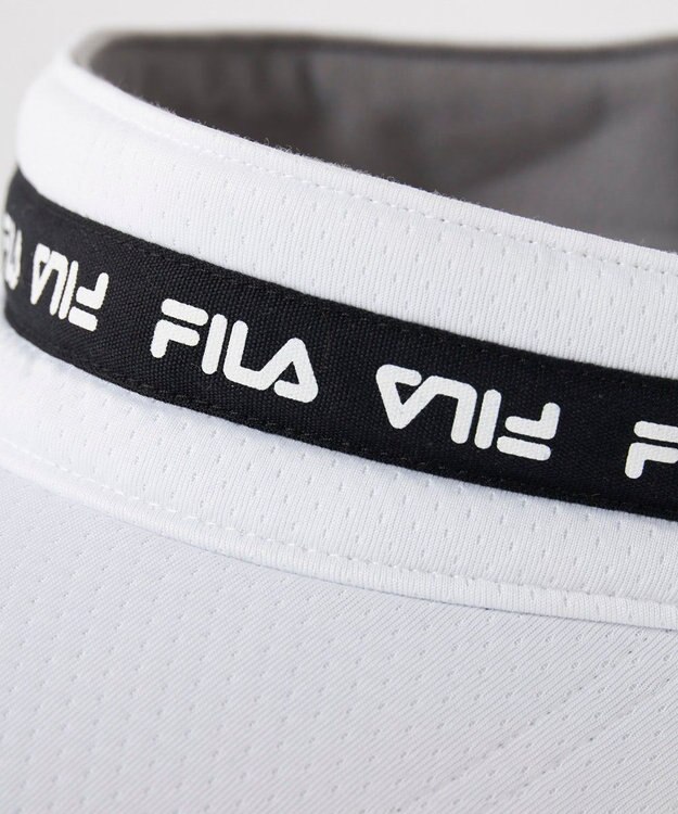FILA GOLF／marie claire 【FILA GOLF】サンバイザー ホワイト