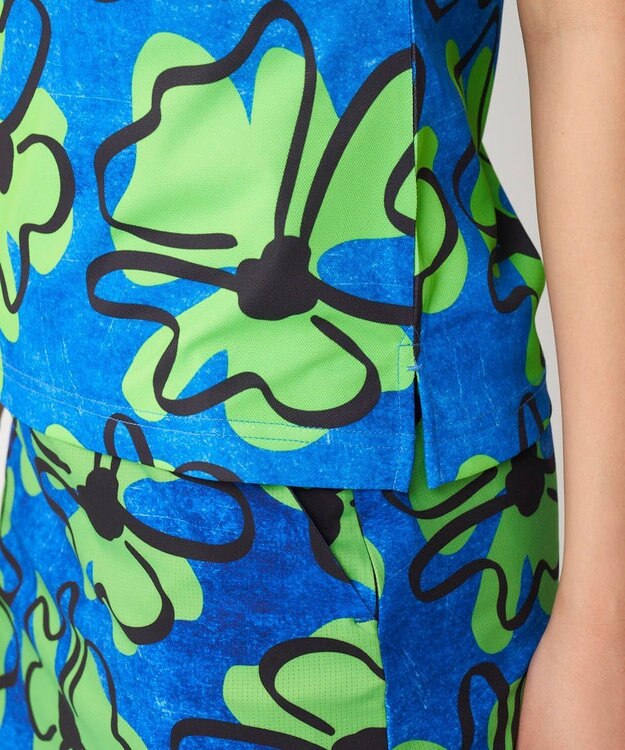 FILA GOLF／marie claire 【Loudmouth】柄ポロシャツ Retro Charm