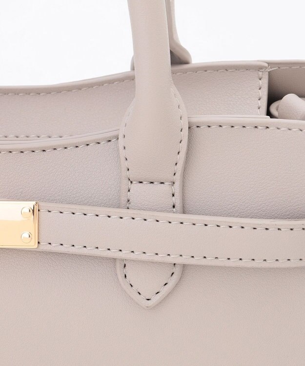 ANY 【2WAY】ワイドスクエアショルダーバッグ ベージュ