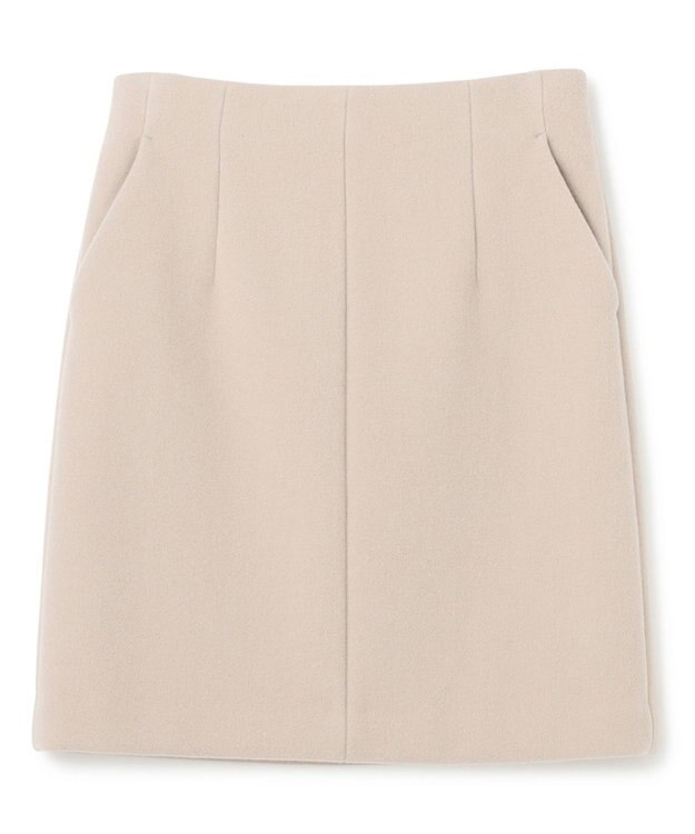 uncrave プルーフ メルトン ミニスカート（uncrave STANDARD） ベージュ