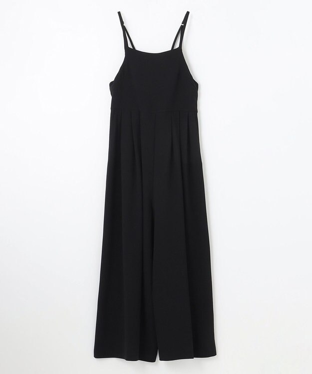 GRACE CONTINENTAL トリアセタックサロペット ブラック