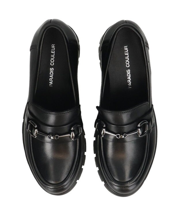 Bridget Birkin 【PARADIS COULEUR】トラックソールビットローファー ブラック