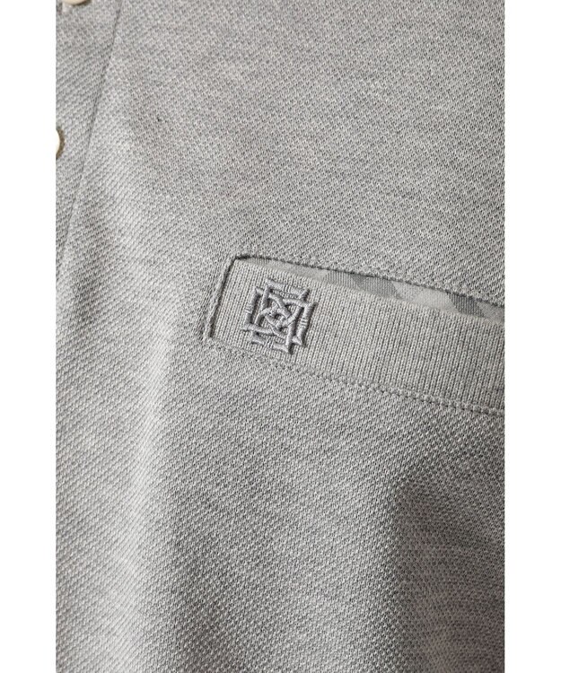 DAKS スーピマカノコ ポケットポロ チャコールグレー