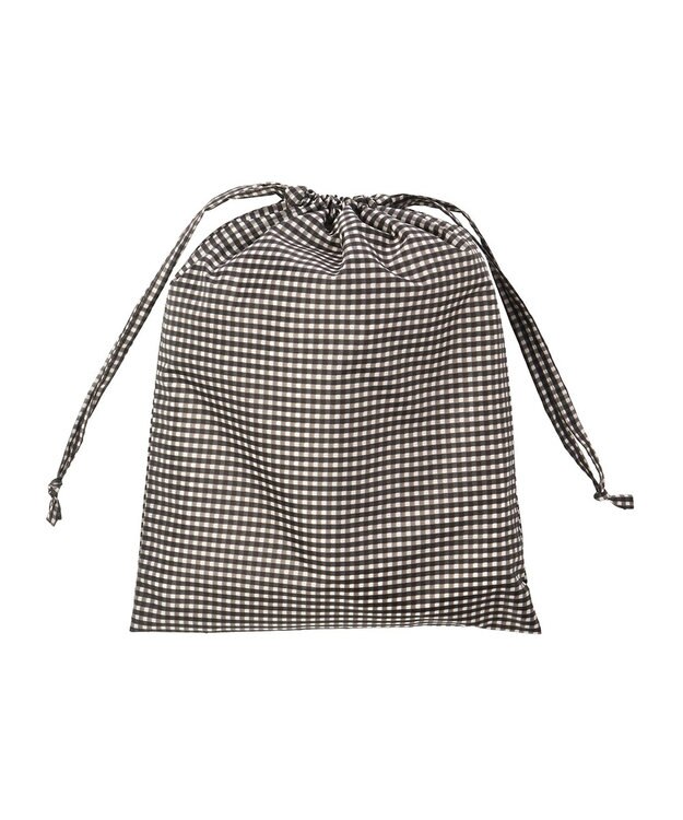 MOONBAT 【収納袋付き】FLAT PURE サイクル レインコート チェック 自転車 ブラック