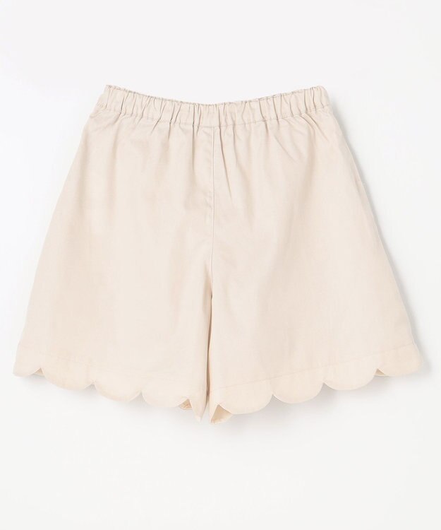 ANY KIDS 裾 スカラップパンツ ベージュ