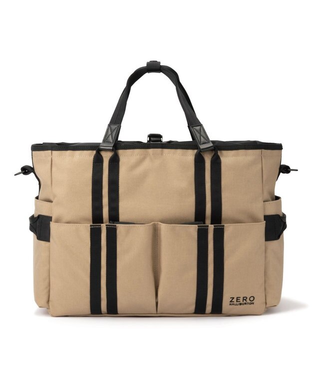 ZERO HALLIBURTON ソリッドコーデュラ ショルダートートバッグ 82781 ZHG-B1 ゴルフバッグ ベージュ
