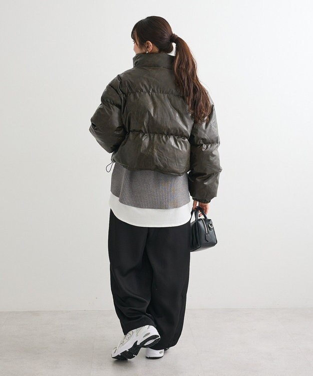 Green Parks ・ｓｗｉｎｇ　ｂｙ　ビンテージソフトレザーブルゾ Brown