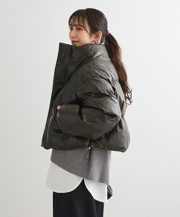 Green Parks ・ｓｗｉｎｇ　ｂｙ　ビンテージソフトレザーブルゾ Brown