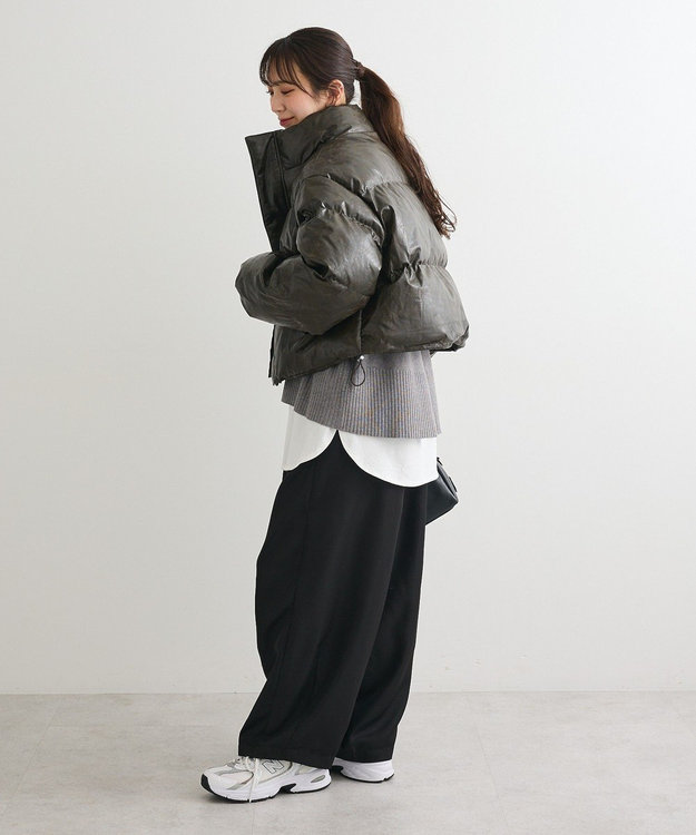 Green Parks ・ｓｗｉｎｇ　ｂｙ　ビンテージソフトレザーブルゾ Brown