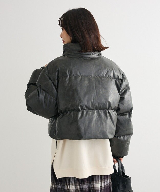 Green Parks ・ｓｗｉｎｇ　ｂｙ　ビンテージソフトレザーブルゾ Black