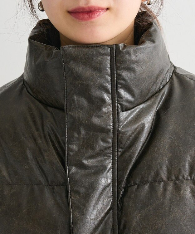 Green Parks ・ｓｗｉｎｇ　ｂｙ　ビンテージソフトレザーブルゾ Brown