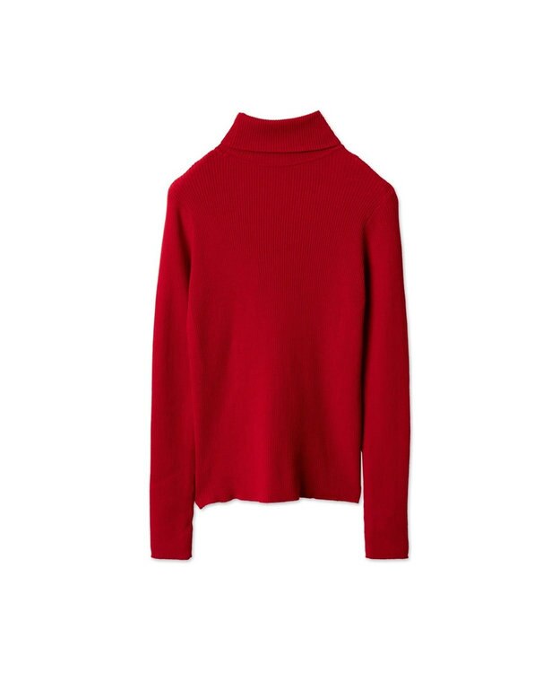 WEGO 【手洗い可】タートルネックニット レッド