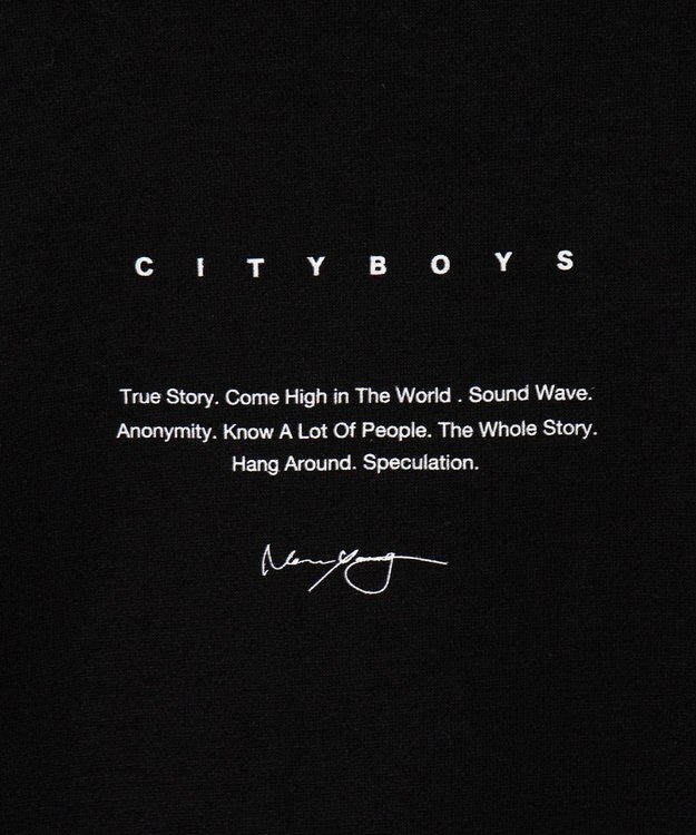 WEGO CITYBOYSプルオーバー ブラック