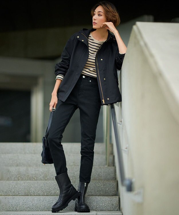 23区 【CLASSY.1月号掲載】フェイクファー ショルダーバッグ グレー系