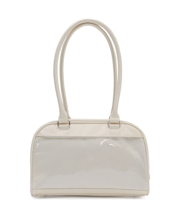 WEGO 【痛バ＆推し活】チャーム付きボストン痛バッグ オフホワイト