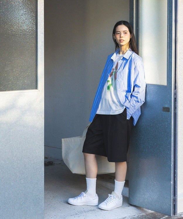 CRAFT STANDARD BOUTIQUE オーバーサイズシャツ Stripe Blue