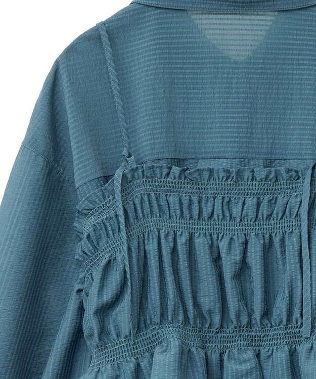 Green Parks ・ＥＬＥＮＣＡＲＥ　ＤＵＥ　ビスチェ付ショートシャツ Green