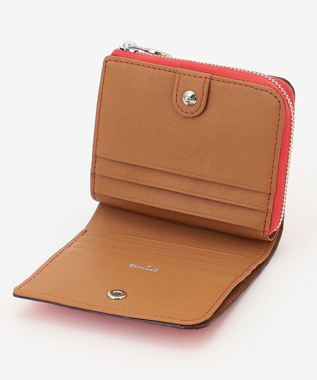 airlist Lファスナー折り財布 Nappage ナパージュ ストロベリー