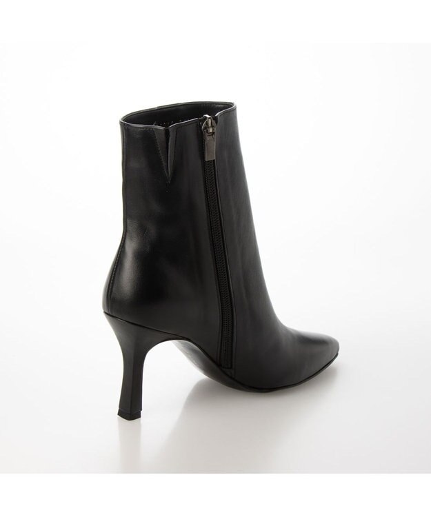 MODE ET JACOMO <MODE ET JACOMO>ポインテッドトゥショートブーツ ブラック