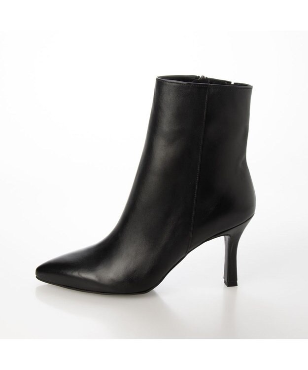 MODE ET JACOMO <MODE ET JACOMO>ポインテッドトゥショートブーツ ブラック