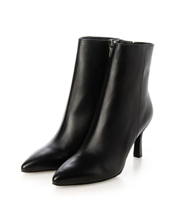 MODE ET JACOMO <MODE ET JACOMO>ポインテッドトゥショートブーツ ブラック