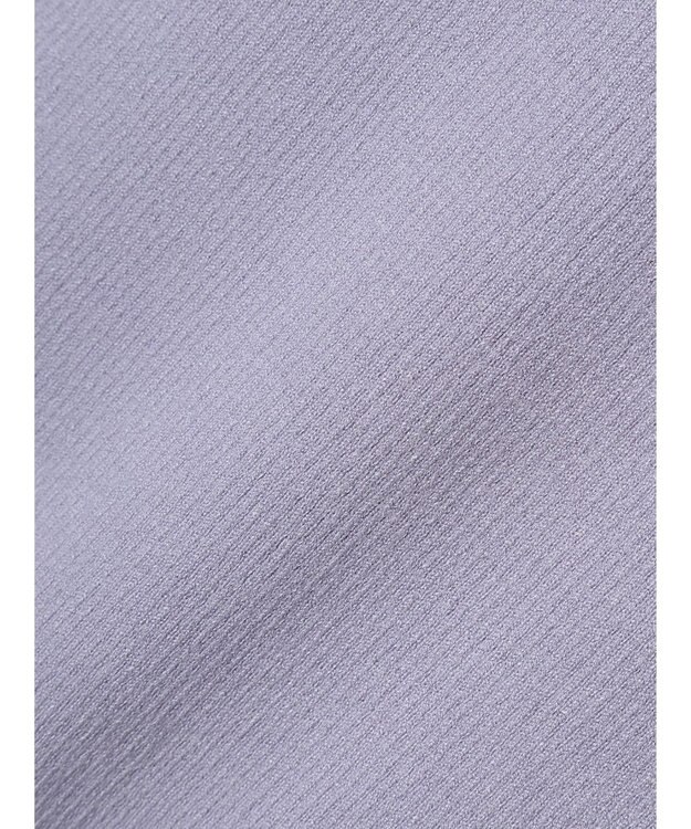 earth music&ecology ハートネック袖パールニットプルオーバー Lavender