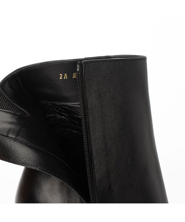 MODE ET JACOMO <MODE ET JACOMO>ポインテッドトゥショートブーツ ブラック