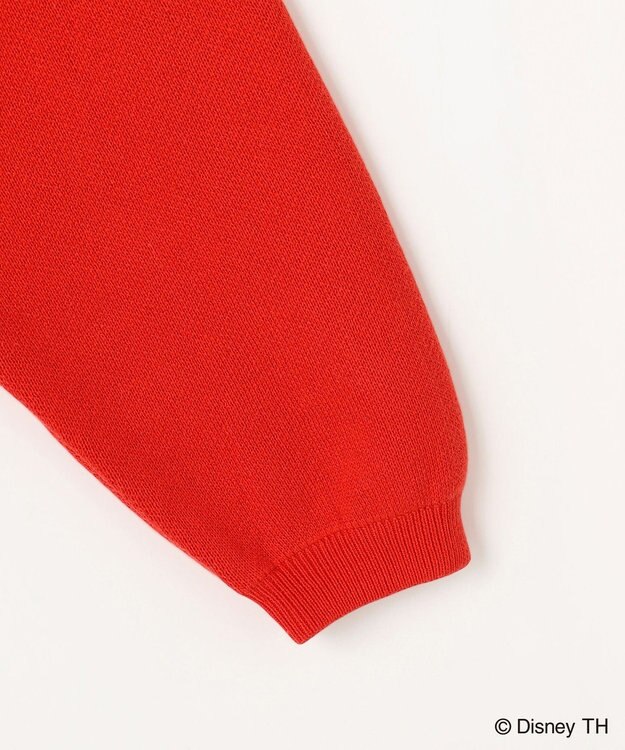 ANY 【ディズニー】ミッキーマウス／スウェットライクニット レッド