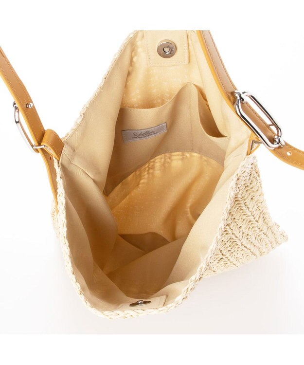 UNBILLION カシュカシュ cachecache / フリーハンドルクロッシェトート キャメル