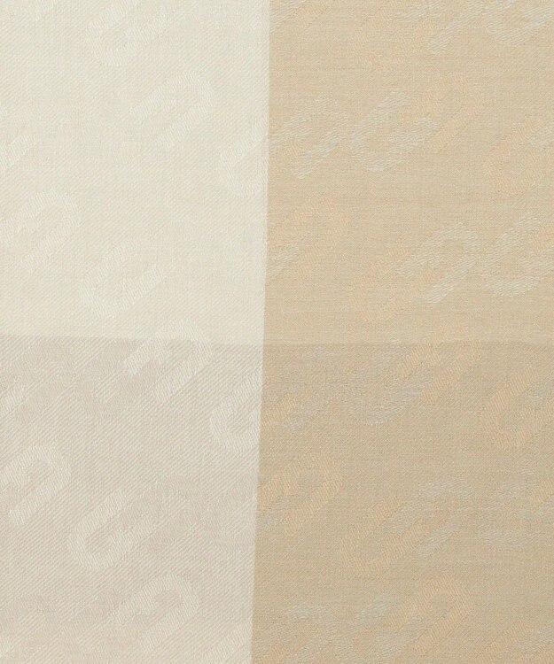 MOONBAT FURLA シルクカシミヤジャカードストール／幅55cm オフホワイト