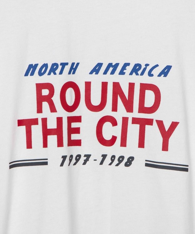 WEGO ヴィンテージライクグラフィックTシャツ ホワイトその他