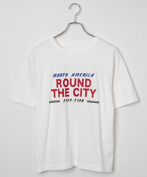 WEGO ヴィンテージライクグラフィックTシャツ ホワイトその他