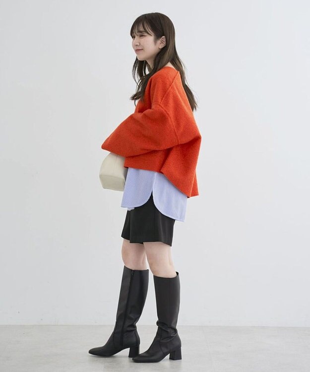 Green Parks リバーシブルカーディガン Orange