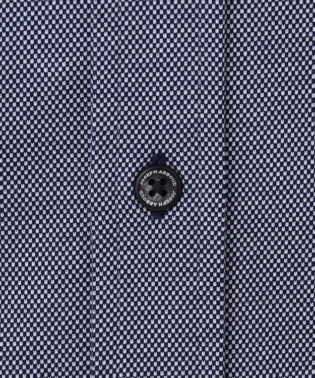 JOSEPH ABBOUD 【ジャージーシャツで快適な着心地】コンパクトジャージー バーズアイ シャツ サックスブルー系