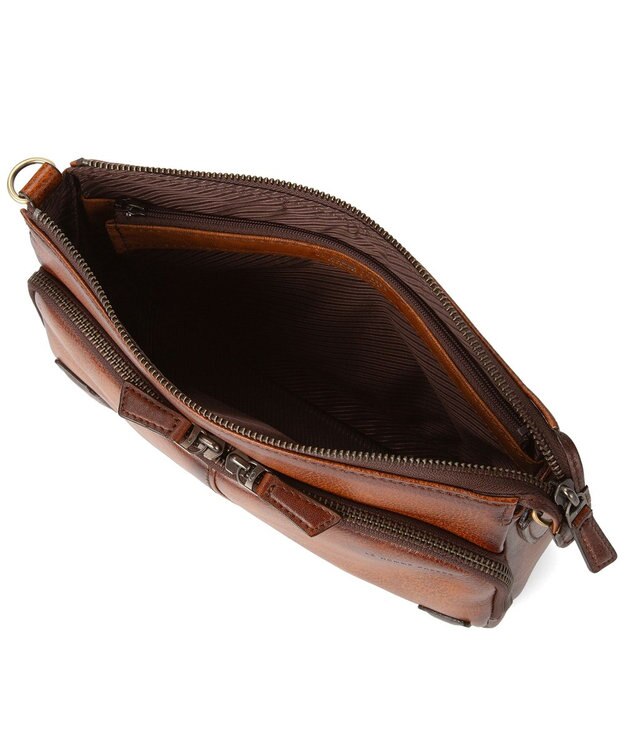 ACE BAGS & LUGGAGE LO HOMME PRESSE アルカイック 本革 日本製 ショルダーバッグ 横型 71881 ロ・オム・プレッセ ブラウン