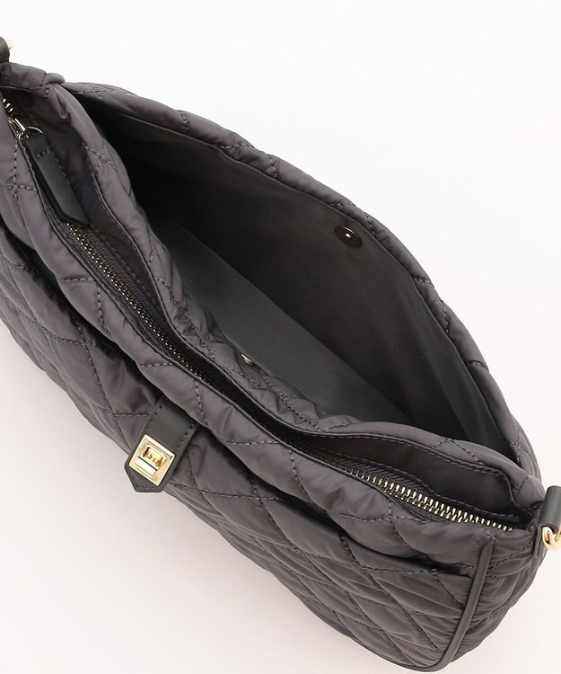 J.PRESS LADIES 【2way】ボンディングキルト ショルダー バッグ スレート系