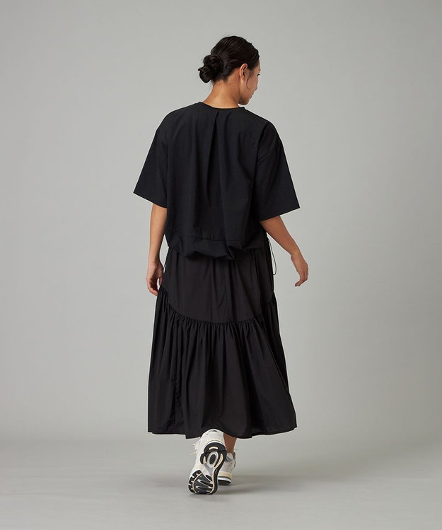 Chacott EasyCare+ コクーンTシャツ ブラック
