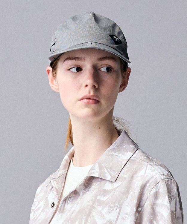 JOSEPH ABBOUD MOUNTAIN 【軽量・パッカブル】ハイパワードライリップキャップ ライトグレー系