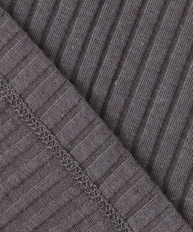 uncrave 【ご好評につき追加生産】コットンレーヨン リブカットソー（uncrave STANDARD） スレート