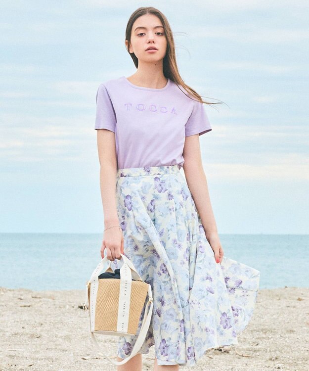 TOCCA 【WEB＆一部店舗限定】DANCING TOCCA SUMMER TOTE トートバッグ アイボリー系